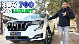 Mahindra Xuv700 Top Model Ax7 Luxury  Detailed Review  India सबसे की पहली TESLA Features🔥 [upl. by Anyale65]