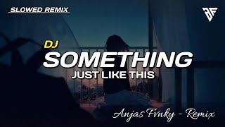 DJ SOMETHING JUST LIKE THIS X MELODY MENGKANE VIRAL TIKTOK REMIX TERBARU 2024  Anjas Fvnky Remix [upl. by Marys]