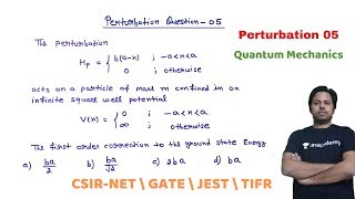 Perturbation Theory Question 05 symmetric potential wellPOTENTIAL G [upl. by Lu]