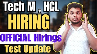 Tech Mahindra  HCL Mega Hiring Update  OFF Campus Drive For 2024  2023  2022 Batch Hiring [upl. by Ailegna]