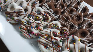 BEST CHOCOLATE COVERED PRETZELS RECIPE  DELICIOUS SALTY SWEET TREATS  Quick And EASY [upl. by Susana]