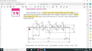 METROLOGIA  RUGOSIDADE ACABAMENTO DE SUPERFÍCIE 2 [upl. by Dorry]