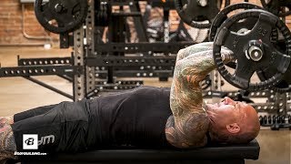 How To Do The Lying Triceps Extension Exercise  Jim Stoppani PhD [upl. by Martita]