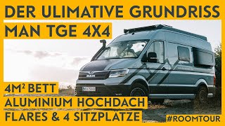 Offroad Camper im XL Format  MAN TGE 4x4 ROAMER XL Campervan Roomtour [upl. by Sammy714]