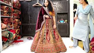 PURE HAND WORK TRADITIONAL RAJWADA BRIDAL LEHENGA 2024 Aggarwalsareehouse1972 [upl. by Carlstrom]