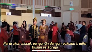 Majlis Resepsi Perkahwinan Dusun VS Toraja  David amp Nancy  Sabah Hotel  Sandakan [upl. by Llirrehs]