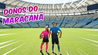 VIRAMOS DONOS DO MAIOR ESTÁDIO DE FUTEBOL DO BRASIL MARACANÃ [upl. by Adnoel]