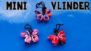 ♥ Rainbow Loom Nederlands Vlinder♥ ZONDER LOOM ♥ Butterfly [upl. by Leroy435]