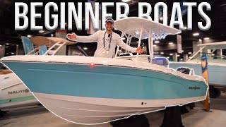 The BEST BeginnerEntryLevel Center Console Boats  Miami Boat Show 2024 [upl. by Bocoj]