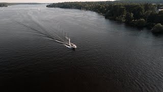 Motorboote auf der Berliner Havel  Drohnenaufnahmen [upl. by Eellah]