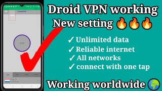 Droid VPN settings for fast internet and easy connection [upl. by Rosel]