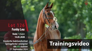 Auktionsfestival Training Lot 126 Funky Lou Stute v Foncetti vd Heffinck  Cayenne van de Heffinck [upl. by Leopoldeen]