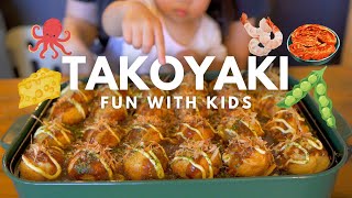 Savory quotBuildYourOwnquot Takoyaki Recipe Forget Octopus [upl. by Inig80]