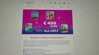 Wizzair Fly All You Can Unlimited During a Year – Is It True Or Are There Negative Sides 499 Euros [upl. by Lasyrc695]