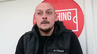 Ian Deakin’s post match thoughts after loss at Workington [upl. by Idnam]