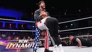 MJF and Will Ospreay come FACE to FACE  82124 AEW Dynamite [upl. by Trefor]