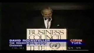 David Rockefeller talks about over population and population control [upl. by Stephi]