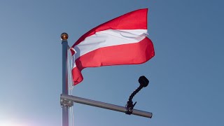 Österreich  Flagge 60 x 90 cm [upl. by Ronnholm78]