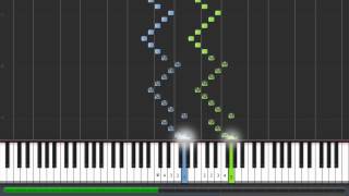 Hanon exercise 1 40 speed with fingering  Synthesia [upl. by Woods]