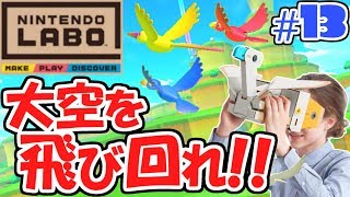 VRで大空へトリになって食料集めニンテンドーラボVRキット最速実況Part13【NintendoLabo】 [upl. by Virgina]