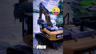 Underwater Adventure RC Excavator Excavates Lake [upl. by Teragram]