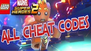 LEGO MARVEL SUPERHEROES 2 ALL CHEAT CODES [upl. by Giustino]