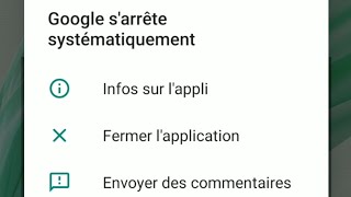 Paramètres Google sarrête systématiquement  Résolu [upl. by Brasca]