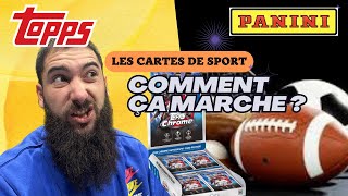 TOPPS VS PANINI LES CARTES DE SPORT COMMENT CA MARCHE [upl. by Shuman613]