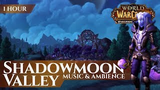 Shadowmoon Valley  Music amp Ambience 1 hour 4K World of Warcraft Warlords of Draenor [upl. by Harrad946]