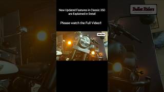 New Classic 350 New Features l Shorts l Royal Enfield l 2024 Classic 350 l Bullet Riders [upl. by Campney]