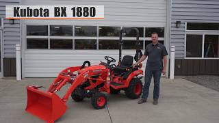 Kubota BX 1880 REVIEW With Loader [upl. by Aniehs872]