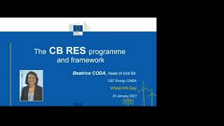 CEF Energy info day call to obtain the status for CB RES projects 2023 [upl. by Eirellam]