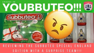 Reviewing the Special England Edition Subbuteo Set Youbbuteo [upl. by Caz887]