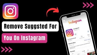 suggested for you instagram meaning  Why is the option of suggested for given in Instagram [upl. by Langill]