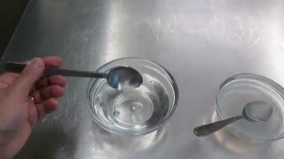 Tests water  xanthan gum from 1 to 8 [upl. by Pell404]