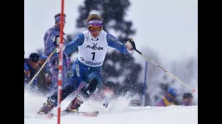 KjetilAndre Aamodt slalom gold WCS Morioka 1993 [upl. by Eilsil784]