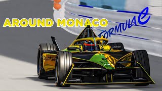 Formula E Around Monaco  2024 Monaco EPrix [upl. by Coopersmith]