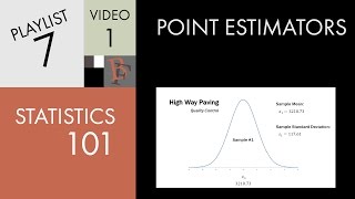 Statistics 101 Point Estimators [upl. by Bryon216]