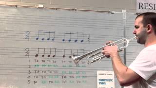 Exercise to Improve Double Tonguing Technique On Trumpet [upl. by Ttereve]