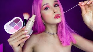 ASMR Makeup💕ГРУБАЯ ТОКСИК Одноклассница делает МАКИЯЖ тебе Ролевая Игра Fast amp Agressive Gum [upl. by Steffie]