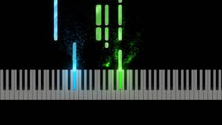 Cory Asbury quotSparrowsquot Piano Sheet Music Synthesia Preview  Ab Major [upl. by Milon849]