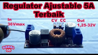 Voltage regulator step down Terbaik XL4015 5A CC CV  Lab Bench PSU [upl. by Adner]