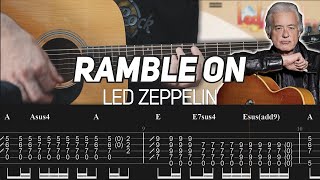 quotRamble Onquot by Led Zeppelin  Adam Pearce Acoustic Cover [upl. by Dammahom]