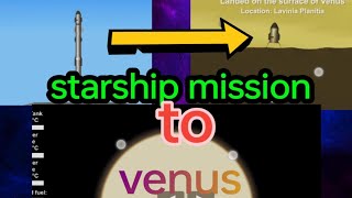 starship mission to Venus in spaceflight simulator [upl. by Daly248]