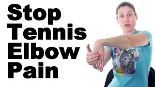 7 Best Tennis Elbow Pain Relief Treatments Lateral Epicondylitis  Ask Doctor Jo [upl. by Sperling]