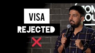 VISA Rejected  Stand Up Comedy  Pratyush Chaubey standupcomedy hindistandup baddua [upl. by Veronike]