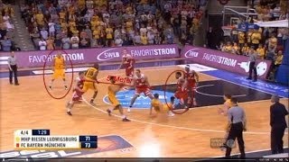 Ludwigsburg legt Protest wegen dieser Szene im Spiel gegen FC Bayern Basketball ein [upl. by Ykcim120]