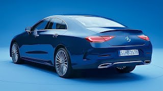 NEW Mercedes CLS 2022  exterior interior amp RELEASE DATE Spectral Blue metallic color [upl. by Ennovahc]