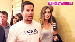 Mark Walhberg Wife Rhea Durham amp Whitney Cummings Attend Floyd Mayweather Vs Manny Pacquiao Fight [upl. by Annekim507]