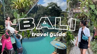 Bali Travel Guide amp Itinerary  2 Weeks in Canggu Ubud Seminyak and Nusa Dua 2024 [upl. by Rhetta]